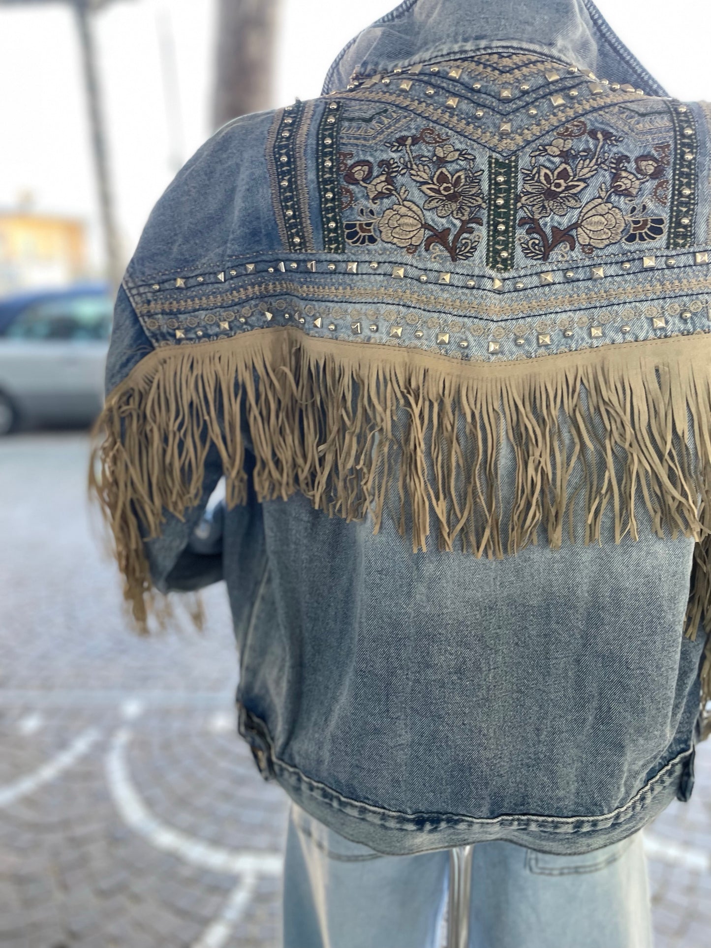 Giacca jeans country