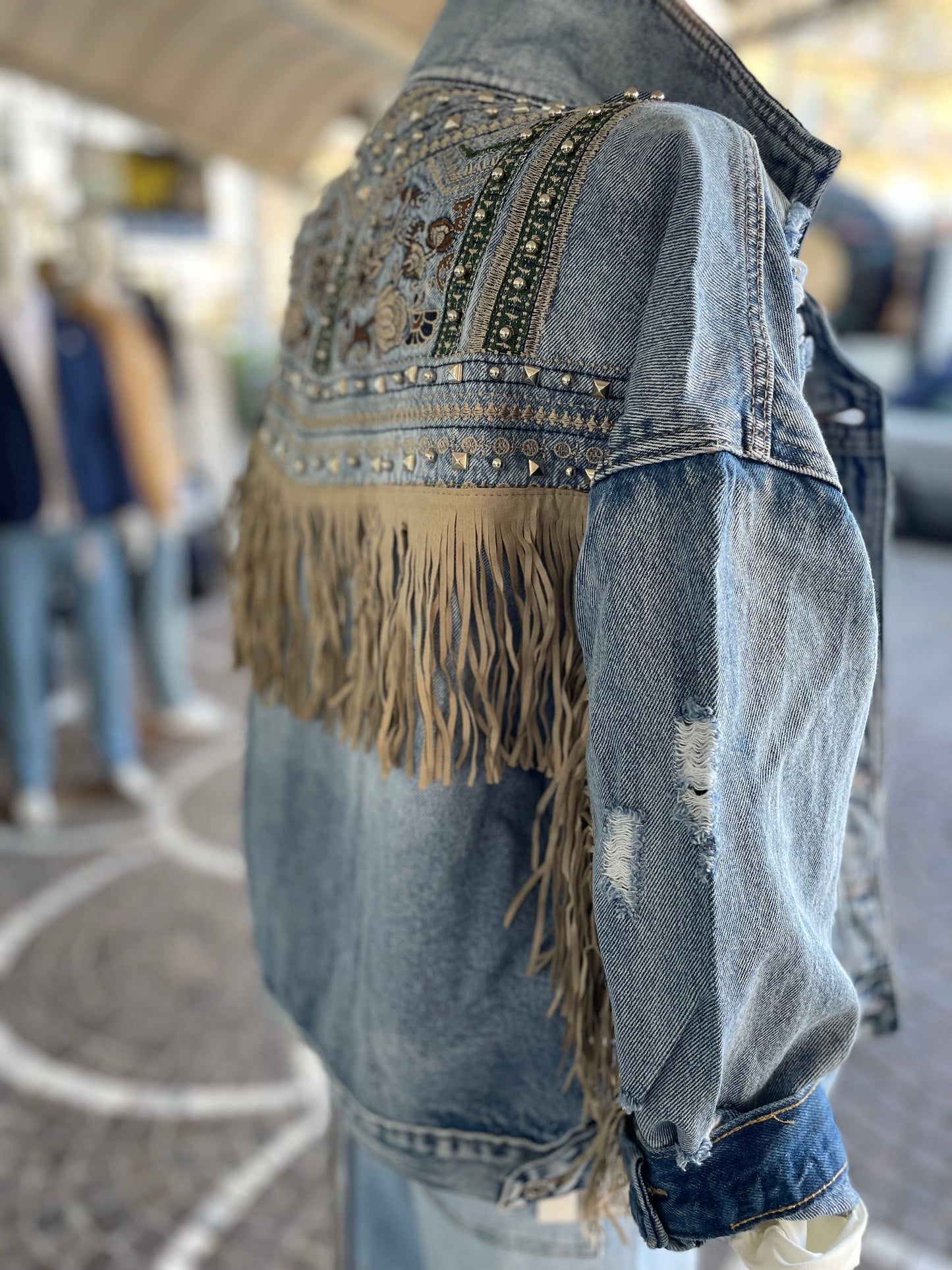 Giacca jeans country