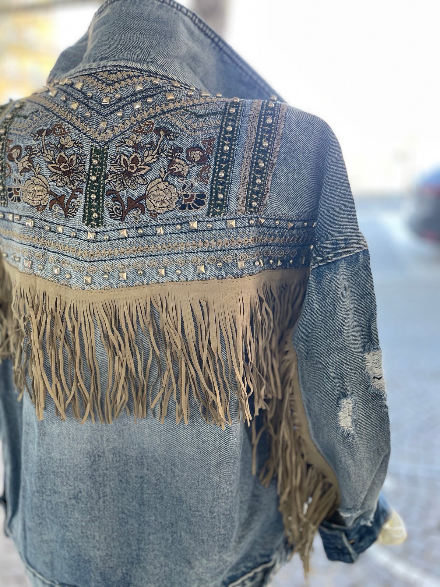 Giacca jeans country
