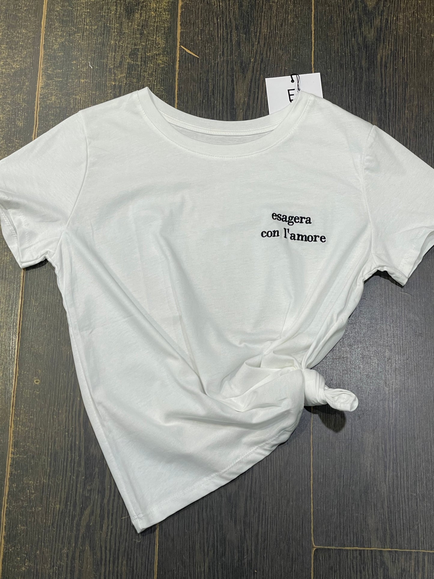 T shirt esagera con l’amore