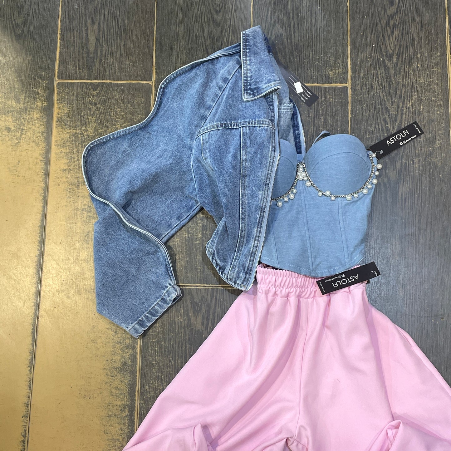 Corpetto jeans