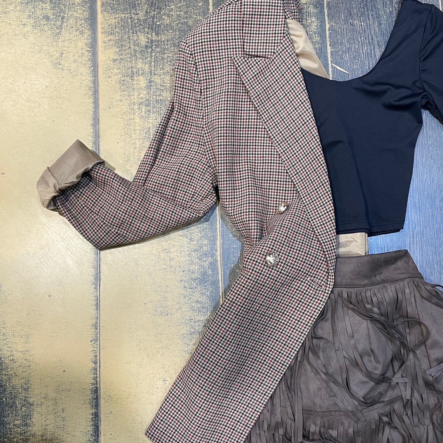 Giacca retro doppio petto
