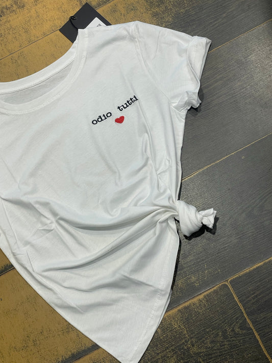 T short odio tutti