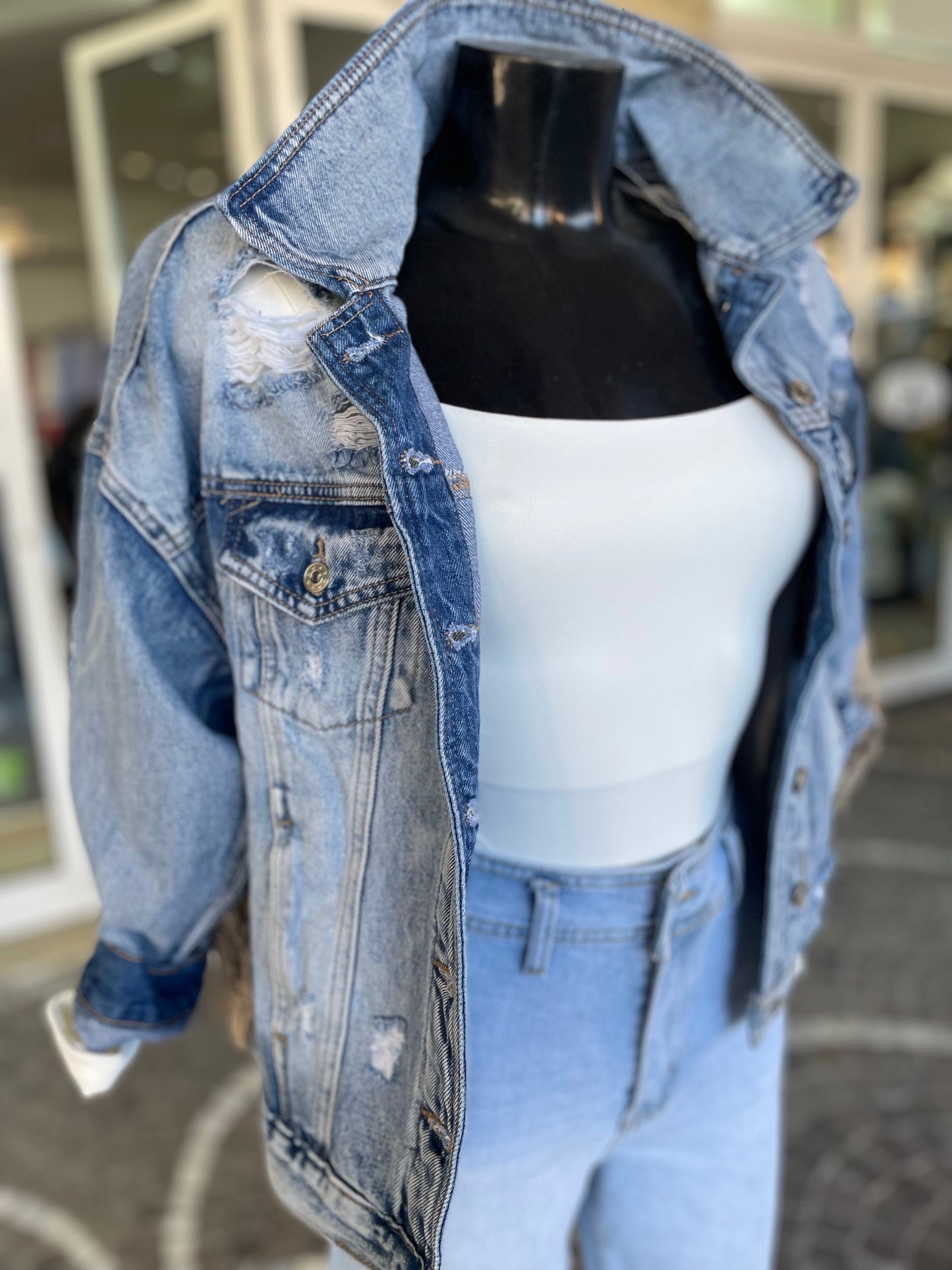 Giacca jeans country