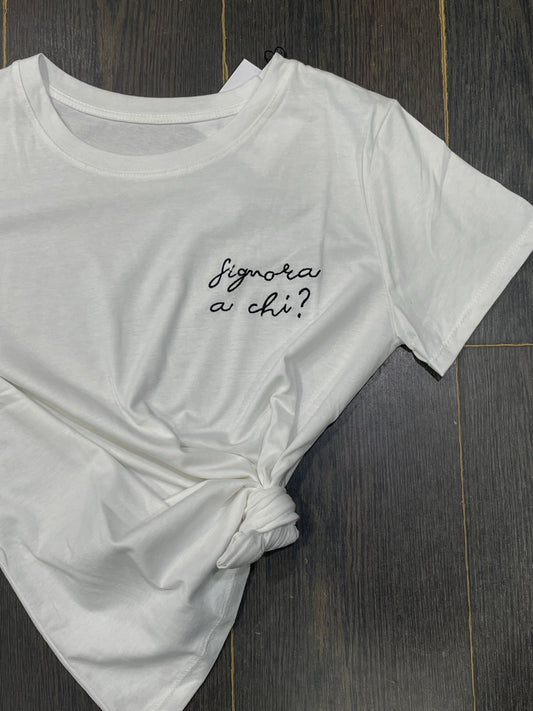 T-shirt signore a chi