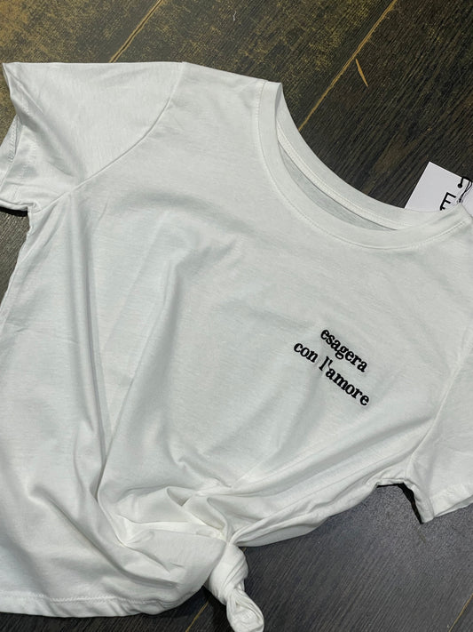 T shirt esagera con l’amore